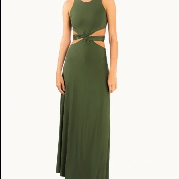 maygel coronel green dress MAYGEL CORONEL Women's Negrete bodydress - Green main image 1